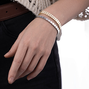 Браслет декоративный из серебра