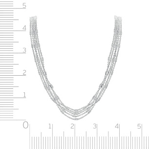 Колье из серебра