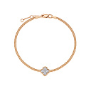 Браслет из красного золота с бриллиантами