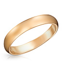 Кольцо обручальное из желтого золота