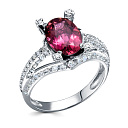 Кольцо из белого золота с бриллиантами