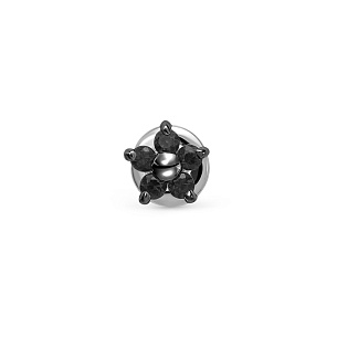 Моносерьга из белого золота с бриллиантом