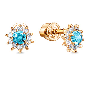 Серьги Пусеты детские