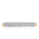 Кольцо из красного золота с фианитом