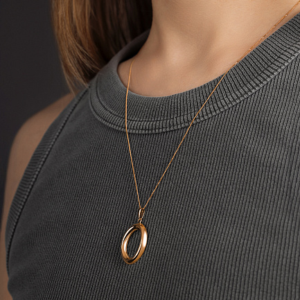 Подвеска из красного золота