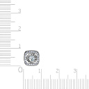 Подвеска из белого золота с бриллиантами