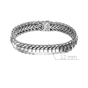 Браслет декоративный из серебра