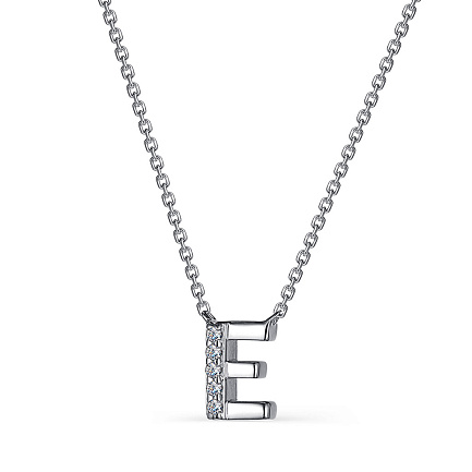 Колье из серебра с фианитами