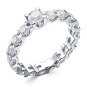 Кольцо из белого золота