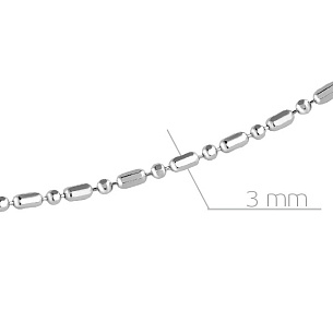 Цепь декоративная из серебра