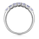 Кольцо из белого золота с бриллиантами