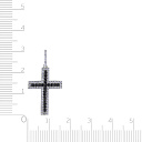 Подвеска из серебра с фианитом