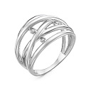 Кольцо из белого золота с бриллиантами