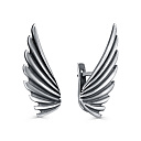 Серьги с английским замком из серебра