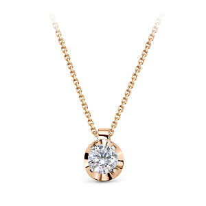 Колье из красного золота