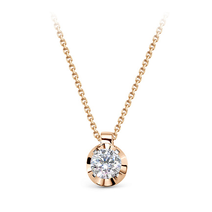 Колье из красного золота