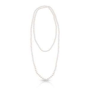 Бусы из серебра с жемчугом