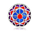 Кольцо из серебра с ониксом, фианитами Сваровски