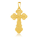 Крест из желтого золота