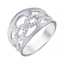 Кольцо из серебра с фианитом