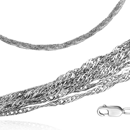 Браслет декоративный из серебра