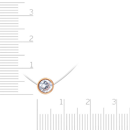 Колье из красного золота