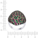 Кольцо из серебра с фианитом