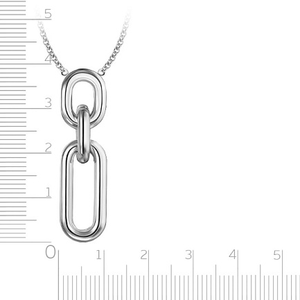 Колье из серебра