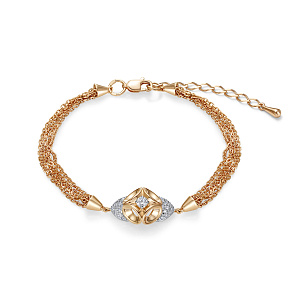 Браслет из красного золота