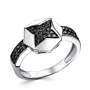 Кольцо из белого золота с бриллиантами