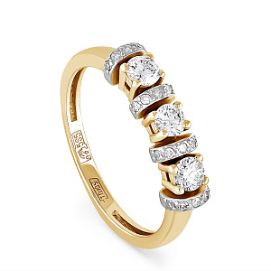 Кольцо из желтого золота