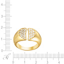 Кольцо из желтого золота с бриллиантами