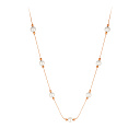 Колье из красного золота с жемчугом