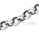 Браслет ручной работы из серебра, плетение бельцер (ролло)