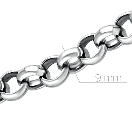 Браслет ручной работы из серебра, плетение бельцер (ролло)