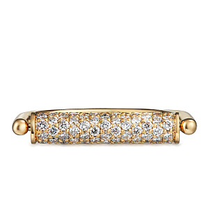 Кольцо из желтого золота с бриллиантами