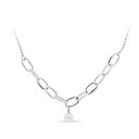 Колье из серебра с жемчугом