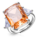 Кольцо из серебра с фианитом