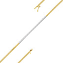 Браслет из желтого золота с бриллиантами