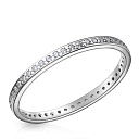 Кольцо из серебра с фианитом