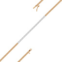 Браслет из красного золота с бриллиантами