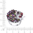 Кольцо из белого золота с бриллиантами