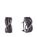 Серьги из белого золота с бриллиантами