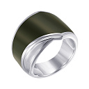 Кольцо из серебра с эмалью