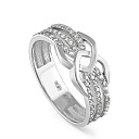 Кольцо из белого золота