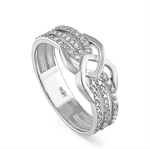 Кольцо из белого золота