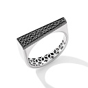 Кольцо из белого золота с бриллиантами