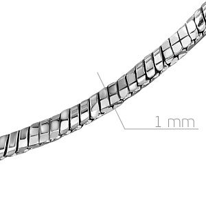 Цепь декоративная из серебра