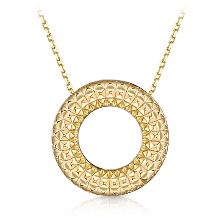 Колье из желтого золота