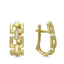 Серьги из желтого золота